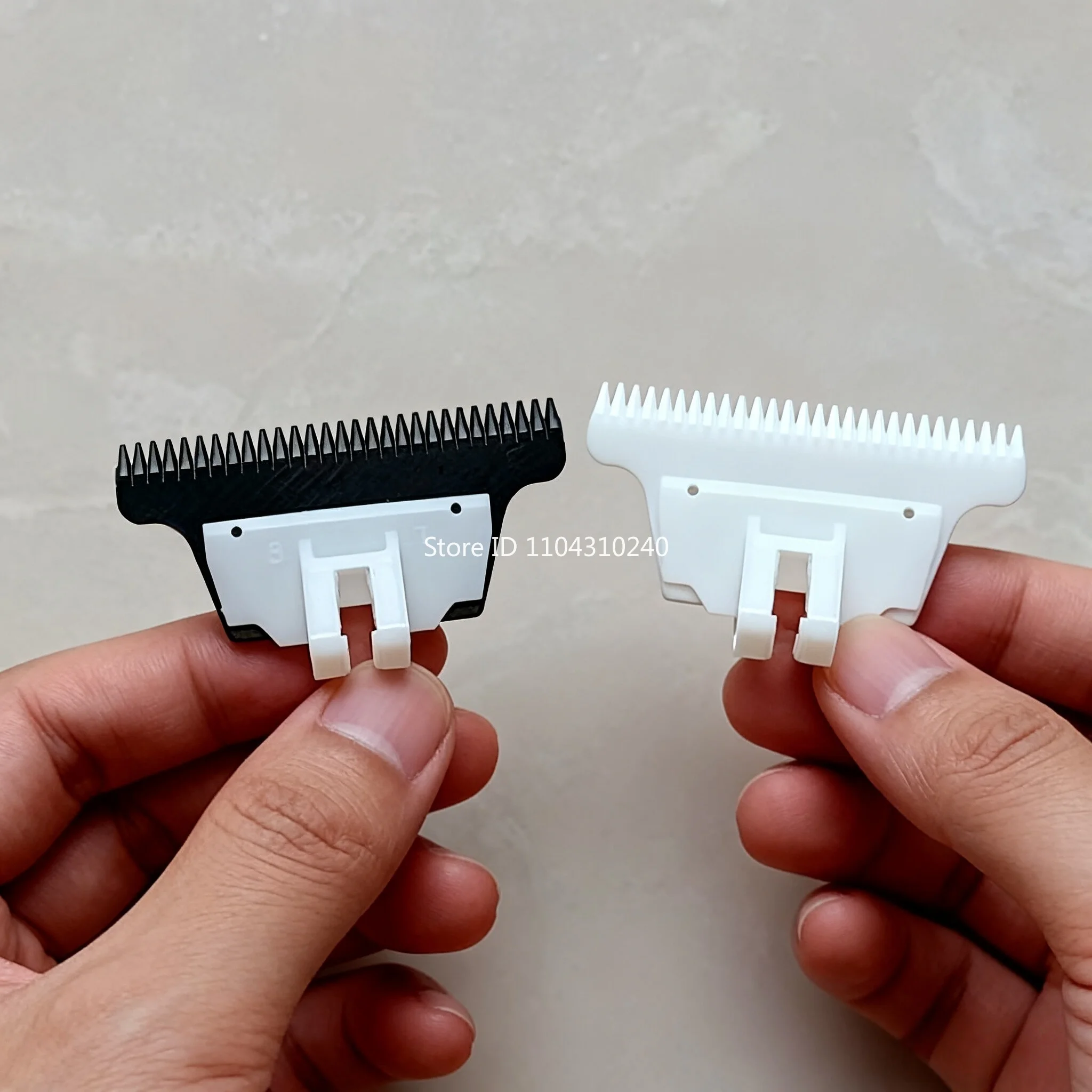 

Острая керамическая машинка для стрижки волос, совместимая с триммером для волос Iclipper T8/T9, нержавеющая сменная головка для точной стрижки