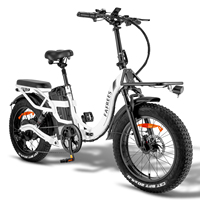 Fafrees F20 X-Max Folding Electric Bike 20*4.0 inch Fat Tire 750W Brushless Motor E-Bike 48V 30AH Battery 200km Range