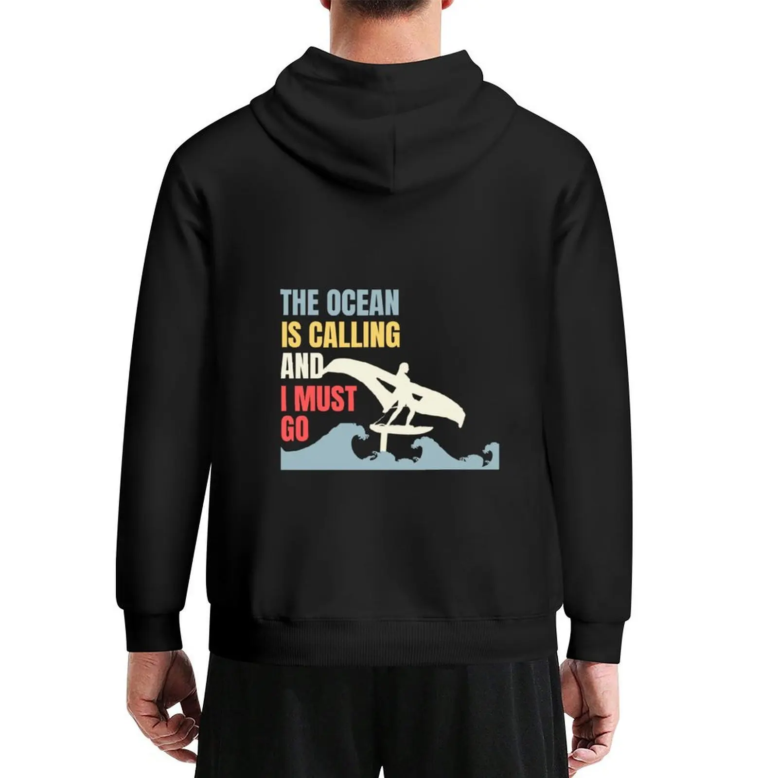 

Wing Foiling Wing Surfing The Ocean Is Calling Wingfoil Gift for surfers Wing foiler | Hoodie korean style clothes tracksuit men