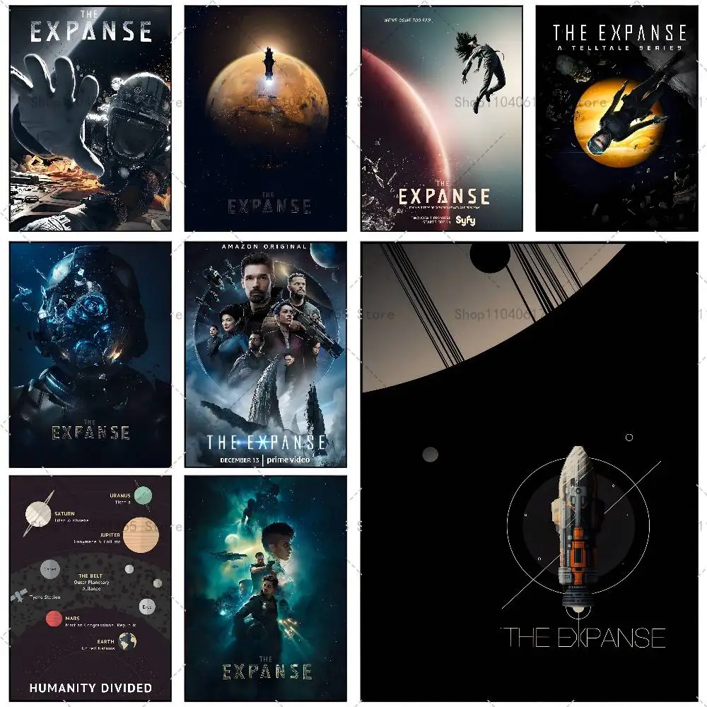 Classic Movie The E-Expanse Poster Self-adhesive Art Waterproof Paper Sticker Coffee House Bar Room Wall Decor