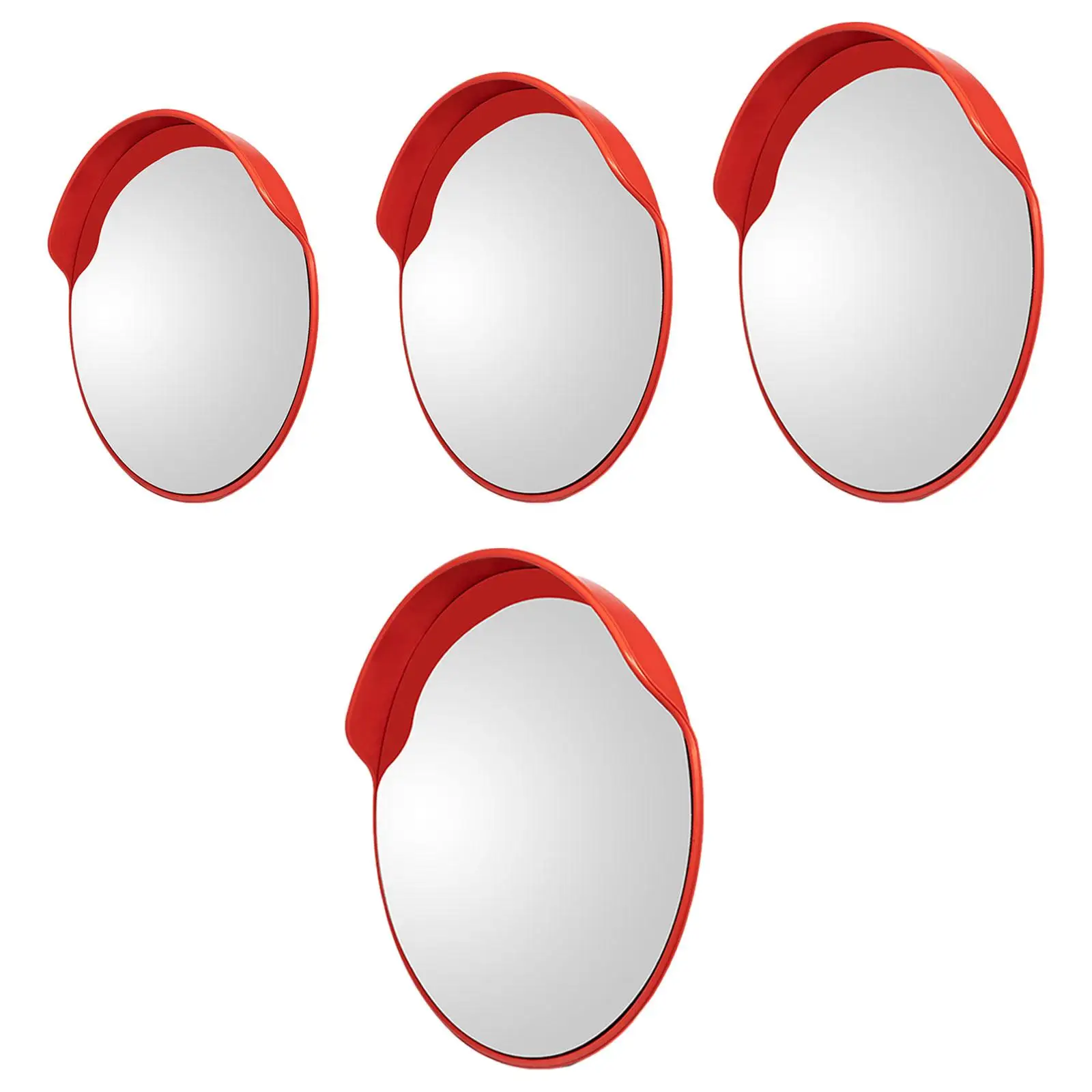 Large Convex Mirror Practical Security Blind Spots Mirror Corner Reflective Mirror for Road Warehouse Garage Office Street