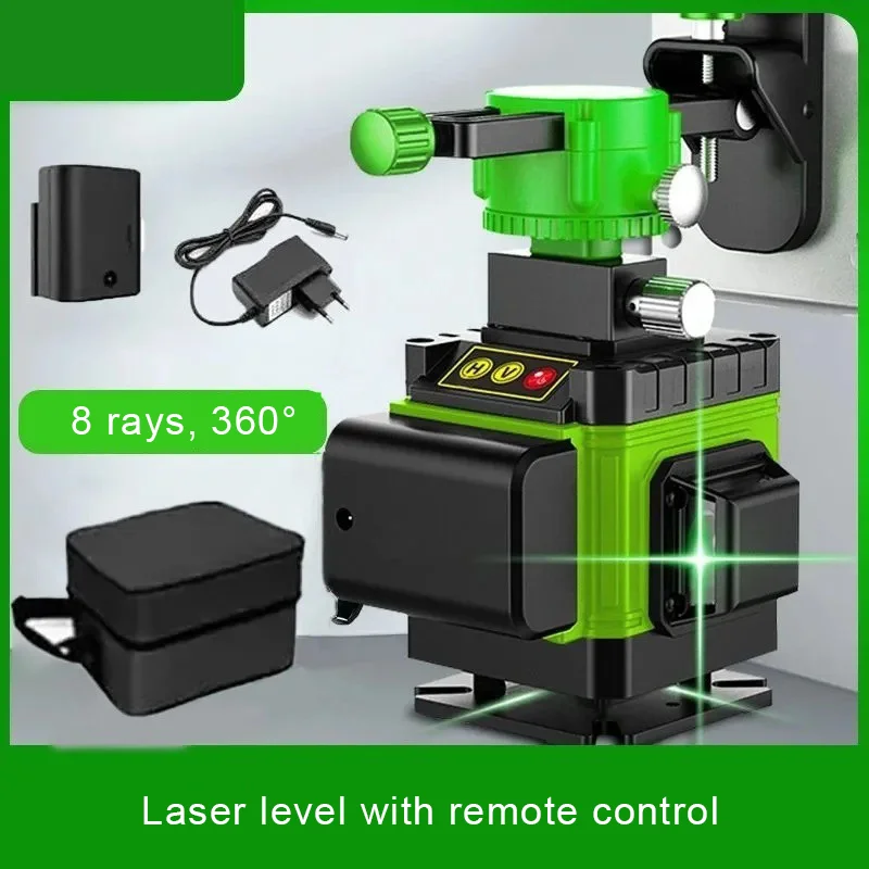 JBS Laser Level Utility Self-Leveling 360 Horizontal and Vertical Cross Extremely Super Powerful Green Laser Level Tools