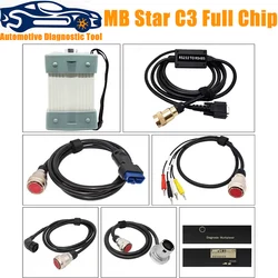 A+++ MB Star C3 Full Chip MB C3 Full Set Support 12V & 24V SD Connect Multiplexer Tester Diagnosis Tool For Car/Truck In Stock