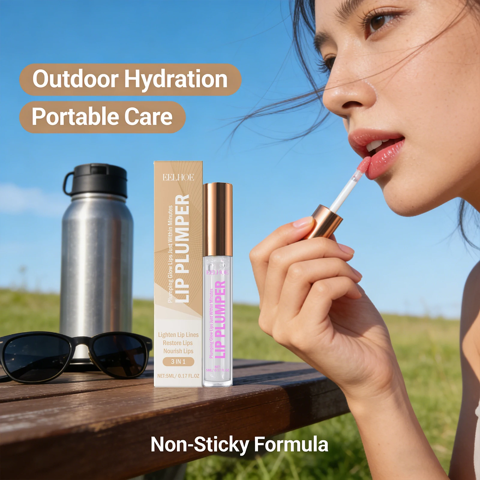 Hydrating Lip Oil Deeply Nourishing Brightening Lips Reducing Lip Fine Lines Enhancing Lip Skin Smoothness Multi-effect Lipstick