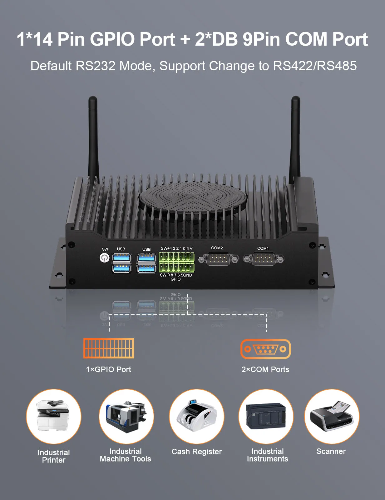 HYSTOU Raffreddamento scatola per computer industriale Ventola compatta Mini PC Modello Extreme Windows 11 Intel Core CPU i5 10210U spedizione gratuita