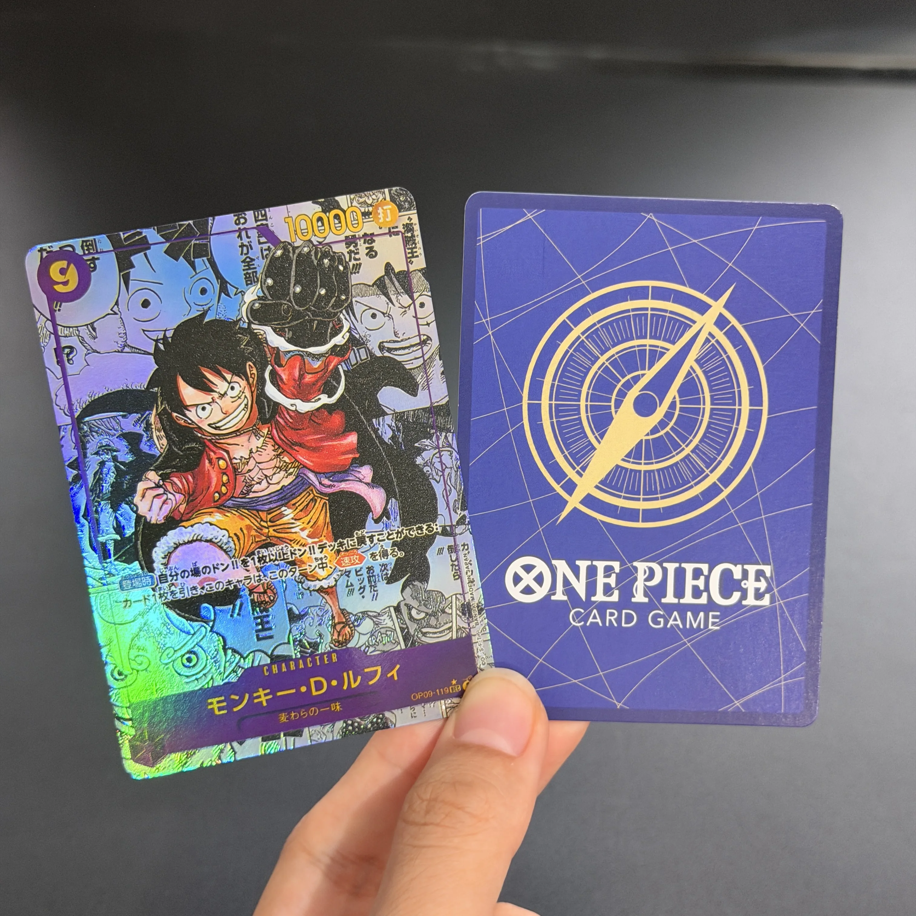 Diy 20 style One Piece OPCG Japanese Luffy Shanks Nami Sabo Hancock Buggy Sogeking Trafalgar Hancock Anime Collection Flash Card