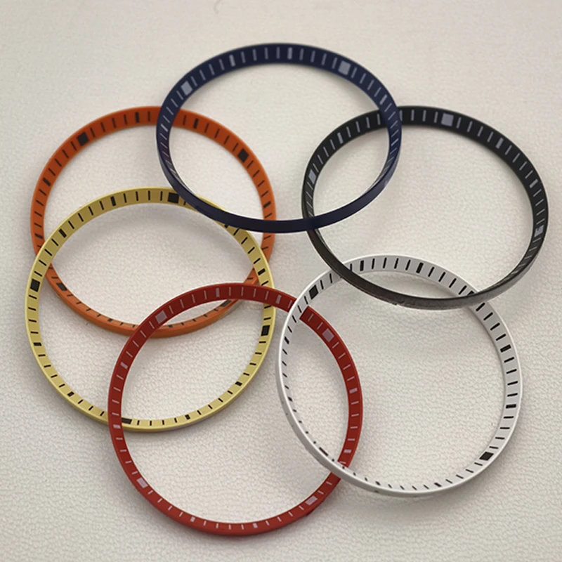 

30.5mm Watch Chapter Rings Fits For SKX007 SKX009 SRPD Case Plastic Inner Ring NH35 NH36 Movement Men's Watch Refit Part