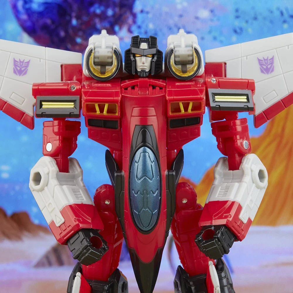 [In-Stock] Hasbro Transformers Legacy Starscream (Armada Universe) Collectible 18cm Voyager Class Anime Action Figure Model Toys