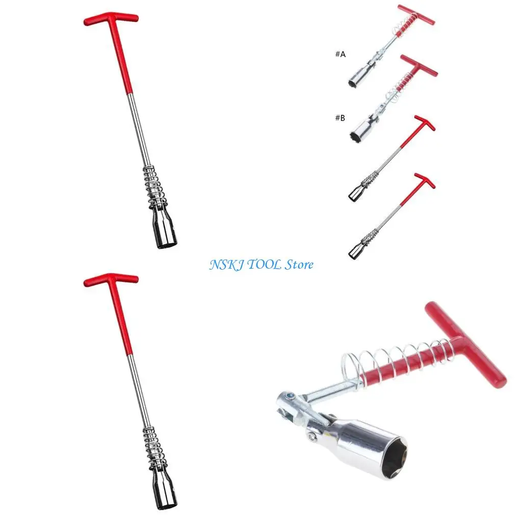 L8RC Double Size Plugs Wrench 16mm 21mm Universal Joint Design Repair Essential