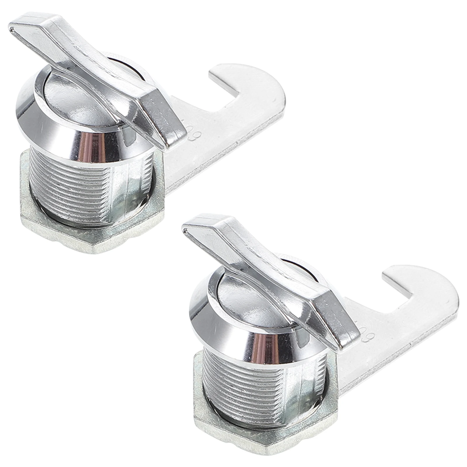 

2 Pcs Cabinet Lock Zinc Alloy Showcase Display Case Drawer 19x16MM Keyless Secure Metal Locks Heavy Duty Door Locks