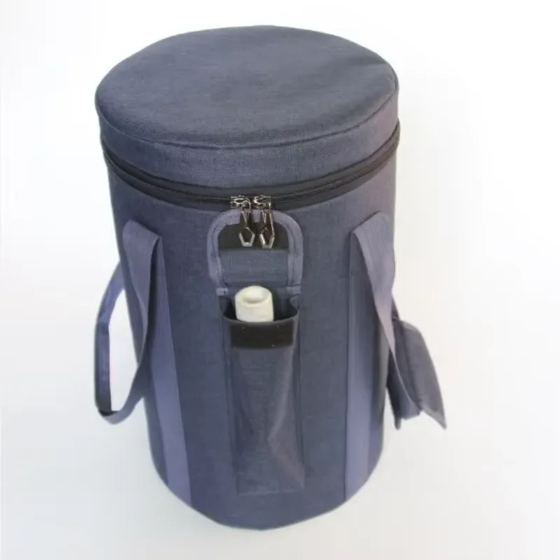 Durable Carrying Case for Crystal Singing Bowl Transparent Protective Storage Bag Travel Suitcase with Handle for Musical