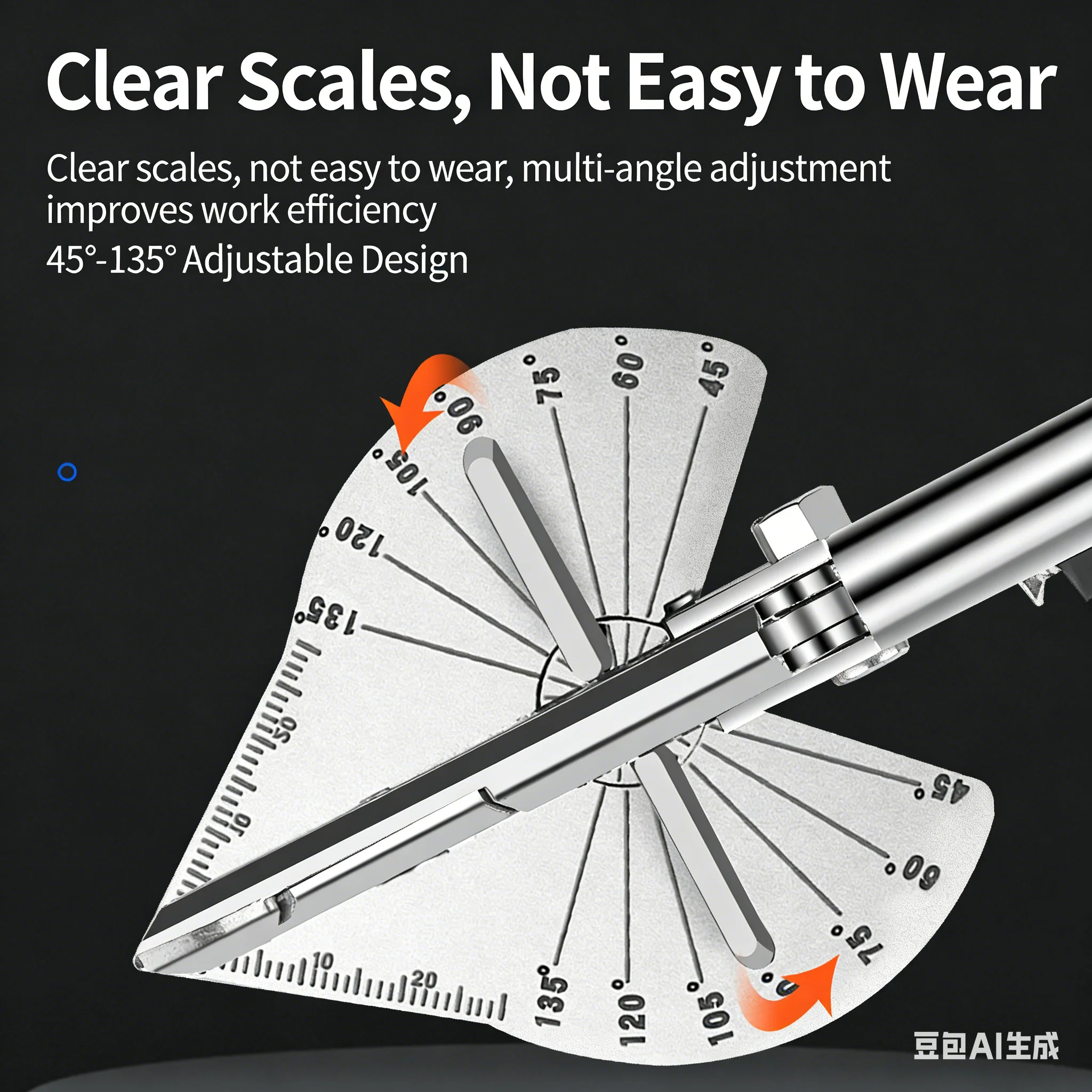 adjustable from 45 to 135 degrees, Bevel scissors with sharp blades,  suitable for cutting cork and plastic projects.