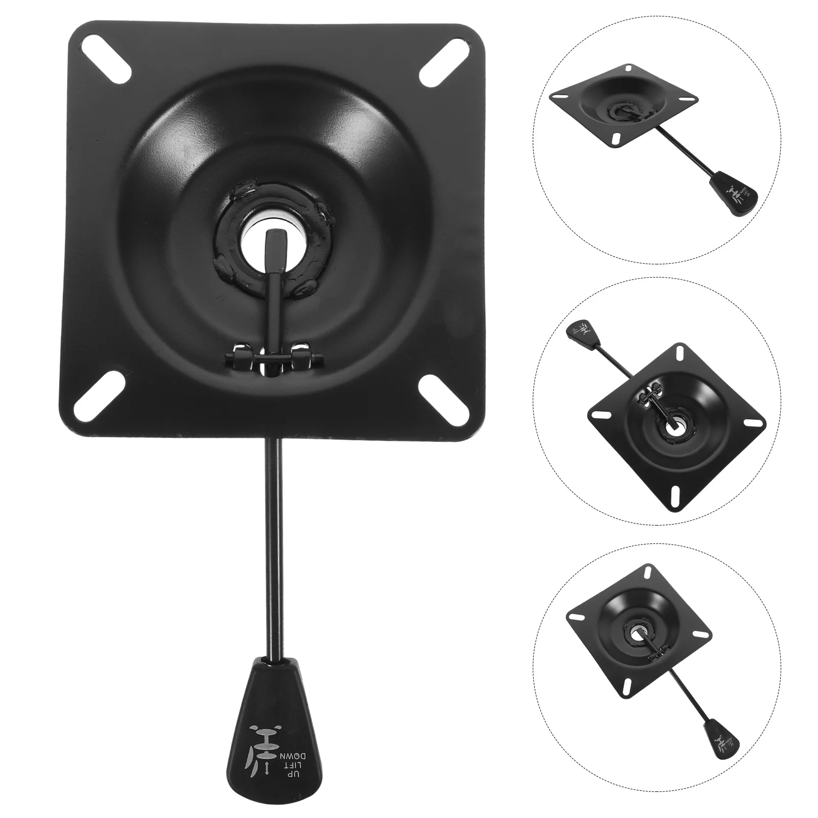 

1pc Office Chair Control Mechanism Iron Swivel Base For Adjustable Stools Seat Tilt Control Base Swivel Tilt Hardware Chair