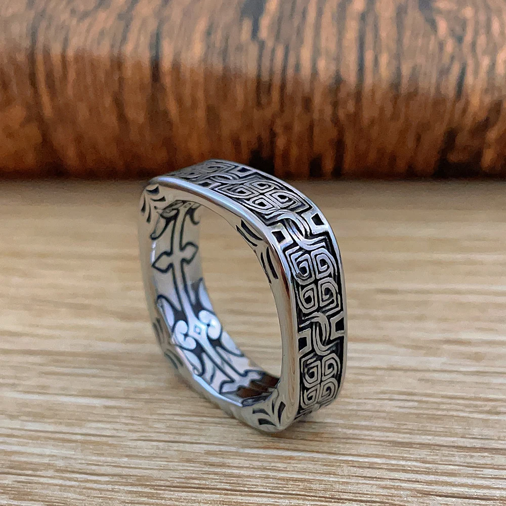 

2023 New Nordic Viking Celtic Ring For Men Women Fashion Vikings Rings Stainless Steel Biker Vintage Jewelry Gift Dropshipping