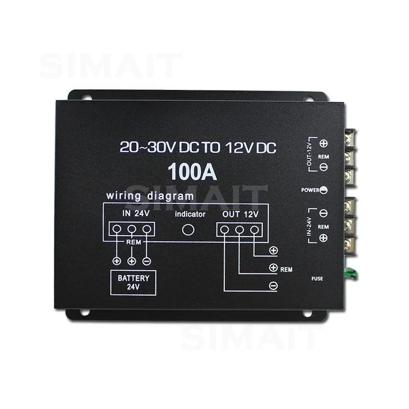 Car Buck Converter 24VTo12V Converter, Truck Subwoofer Modification, Navigation Onboard Transformer, Diesel Heating Power Supply