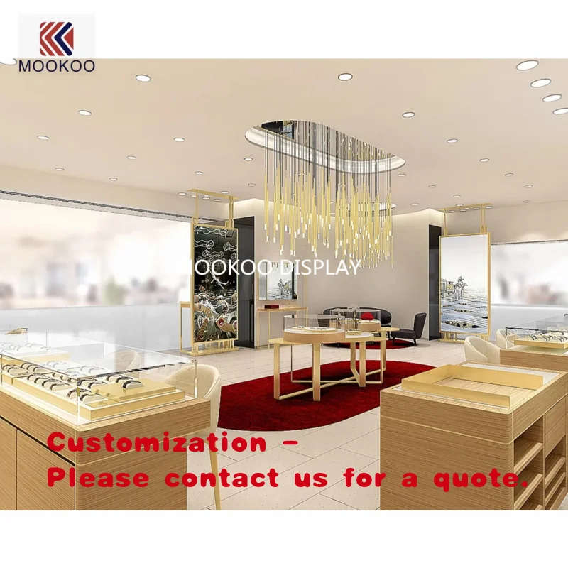 custom.Customizable Luxury Glass Display Rack with Presentation Options