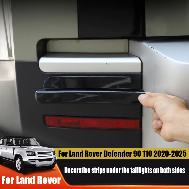 for Land Rover Defender 90 110 2020 2021 2022 2023 2024 2025 Decorative strips under the taillights on both sides