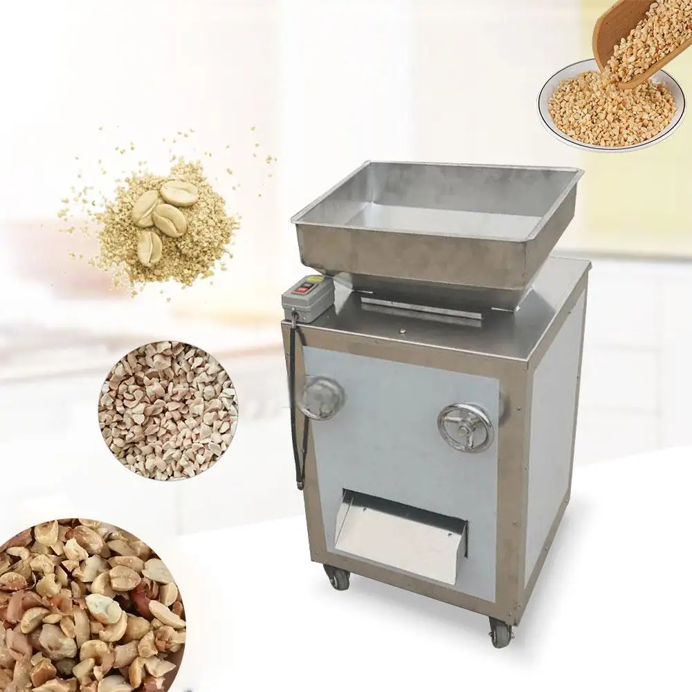 

Nur crusher Chopper Cashew Nuts Chopping Peanut Cutting Machine Dicing Walnut Crusher Pistachio Crushing Almonds Cutting Machine