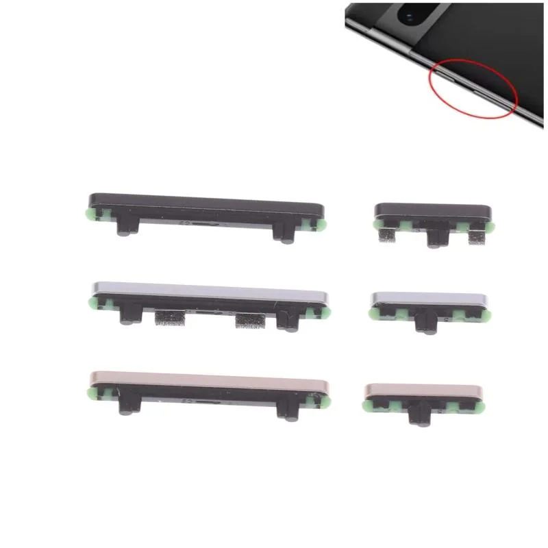 1Set For Google Pixel 7 Pro Power Button + Volume Button Control Side Keys Spare Parts Switch Flex Cable