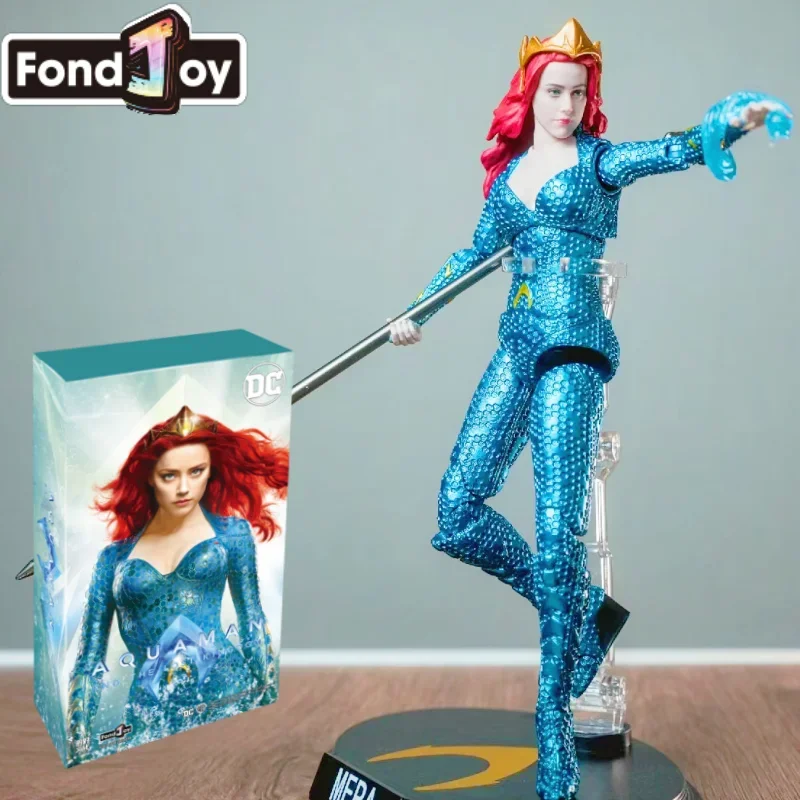 Fondjoy Dc Originals Justice League Figure  Aquaman Mera Anime Figures Figures Collectble Model Doll Toys Birthday Trendy Gift