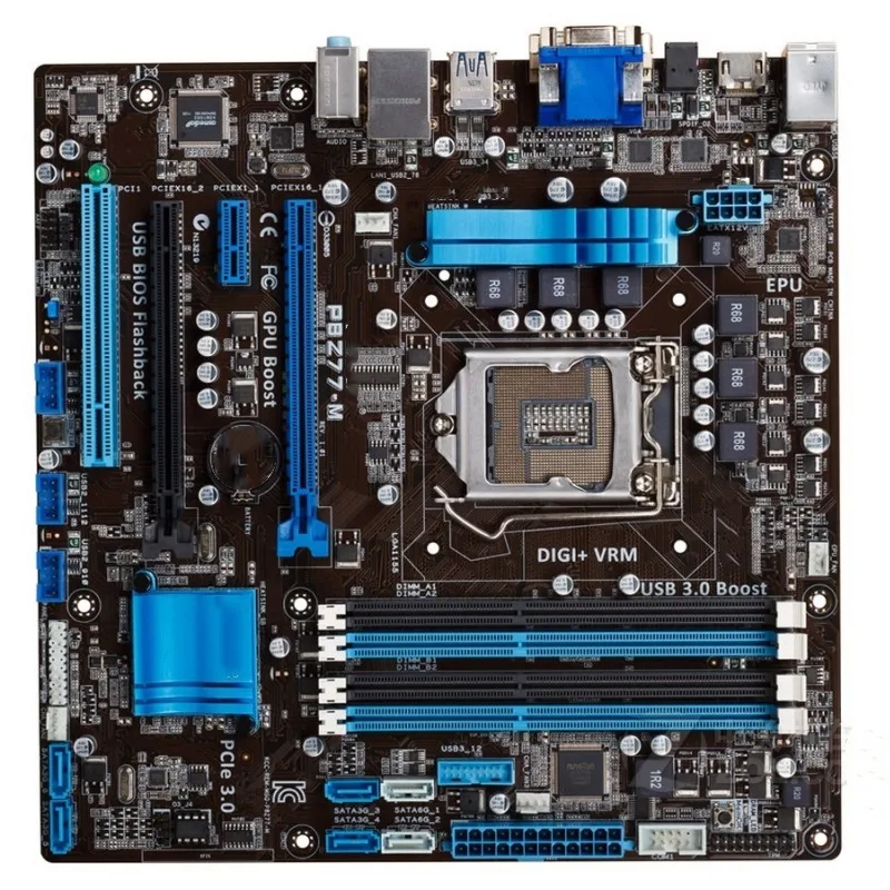 

P8Z77-M computer motherboard Z77 LGA 1155