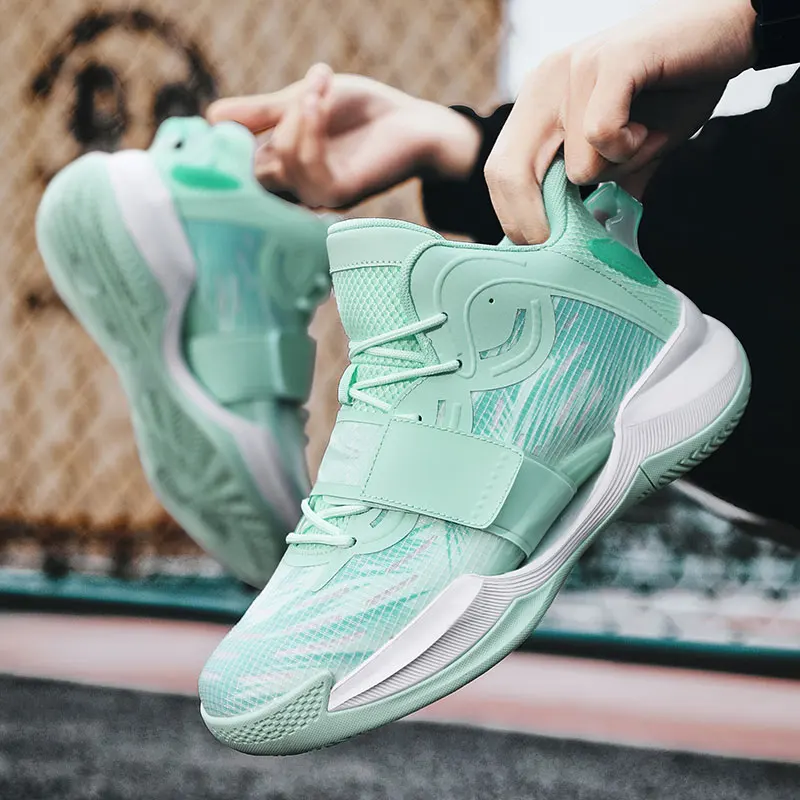

New 2025 must-have neutral shock-absorbing anti-slip high-top basketball trainers.