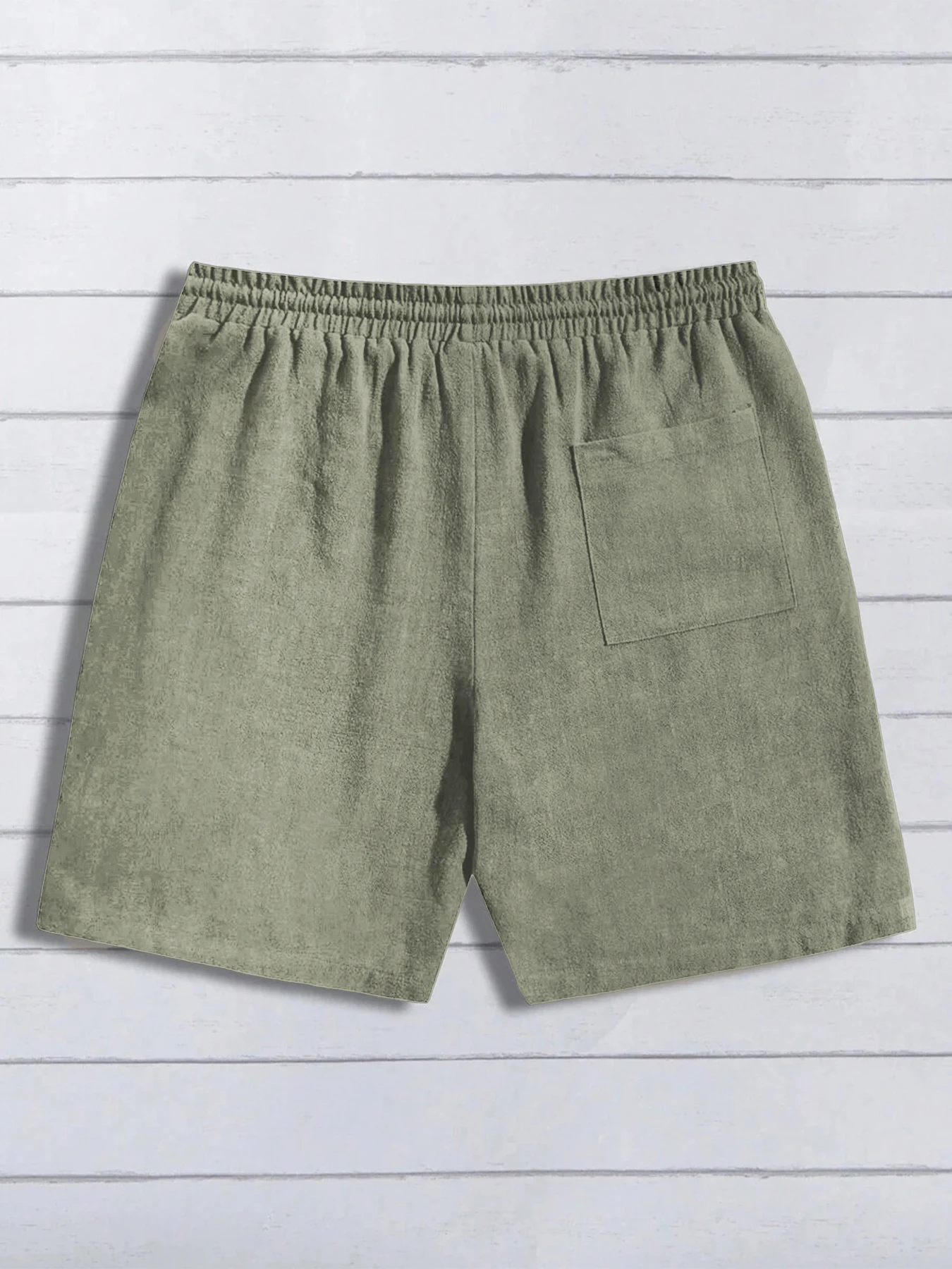 Summer Thin Linen Shorts for Men, Loose and Casual, Five-Inch Pants, Cotton and Linen, Breathable, Suitable for Beach and Sports