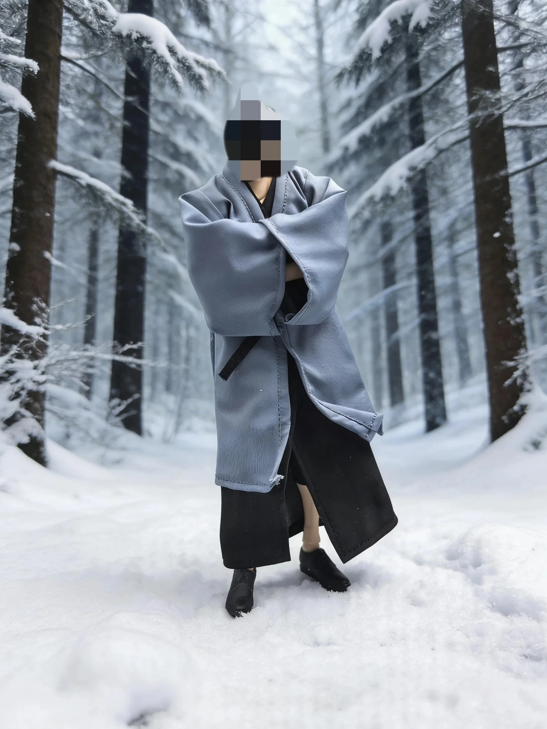 1/12 Scale Ancient loose robe Coat Outfit CLothes F 6 "figure toys romankey  for 6'' Male Solider Action Figure