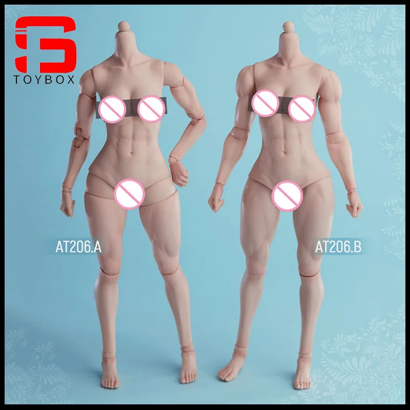 

Worldbox AT206 1/6 Scale Female Muscle Joint Body 27cm Pale Light Tan Soldier Action Figure With Replaceable Arms