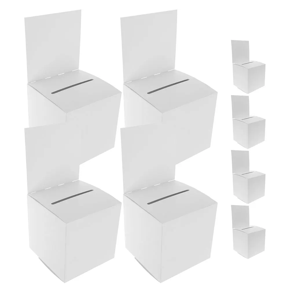 

8pcs Raffle Box Lottery Box Sturdy Storage Bin For Business Annual Meeting Party Gathering Multi-Function Donation Ticket Holder