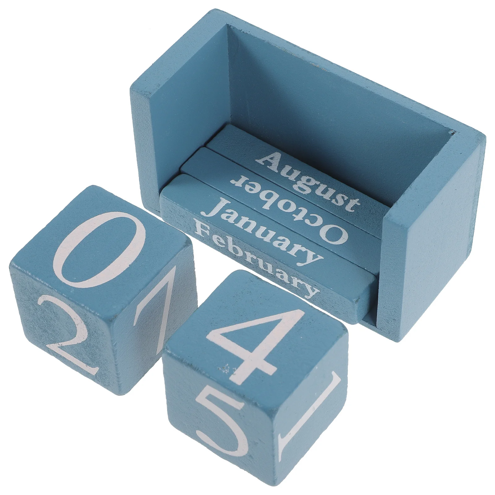 

Wooden Perpetual Calendar Block Desktop Decor For Office Home Study Classroom Rustic Minimalist Schedule Tracker Teacher