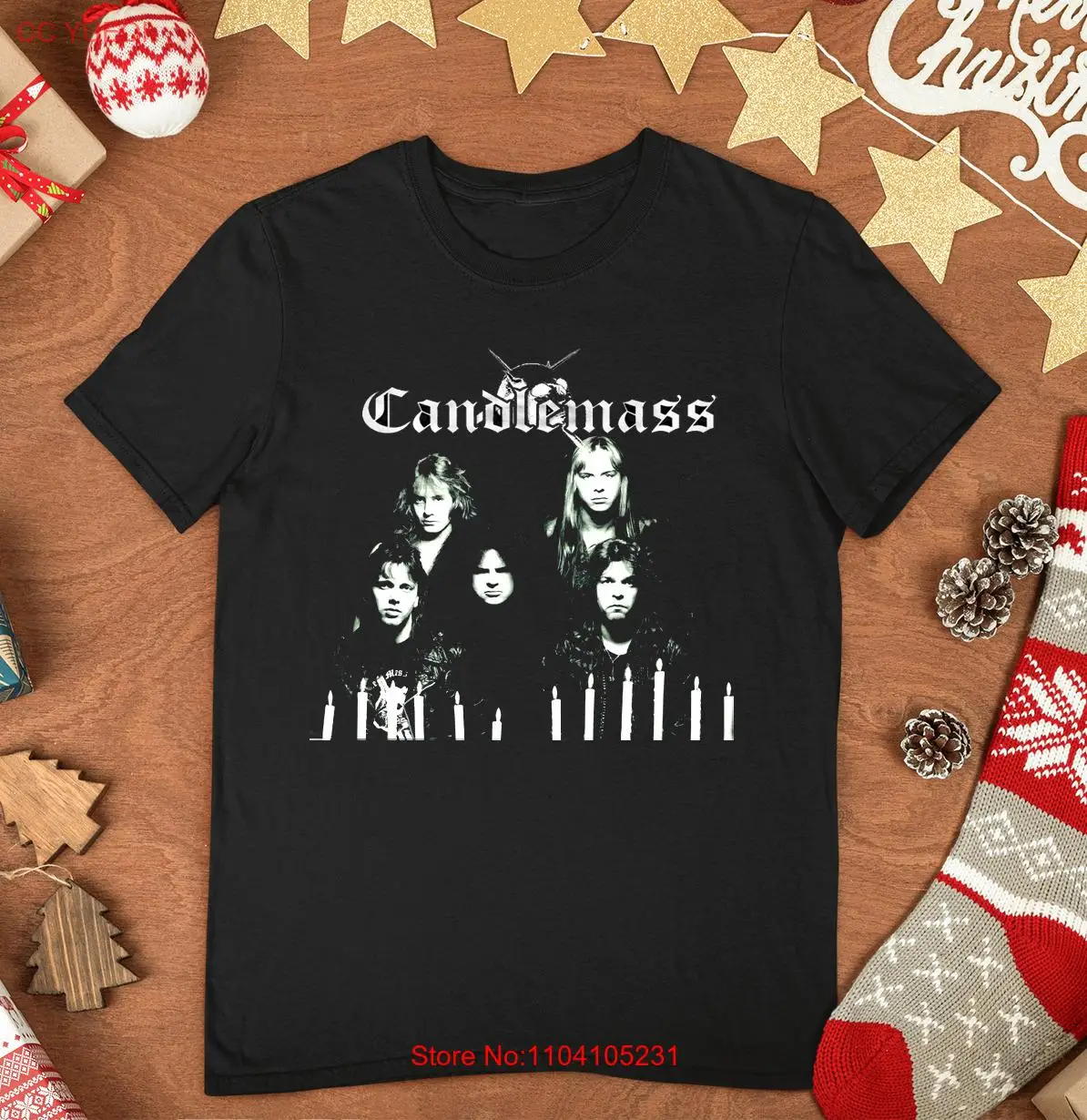 

NEW Candlemass Band Member Short Sleeve Black All Size Shirt BT59