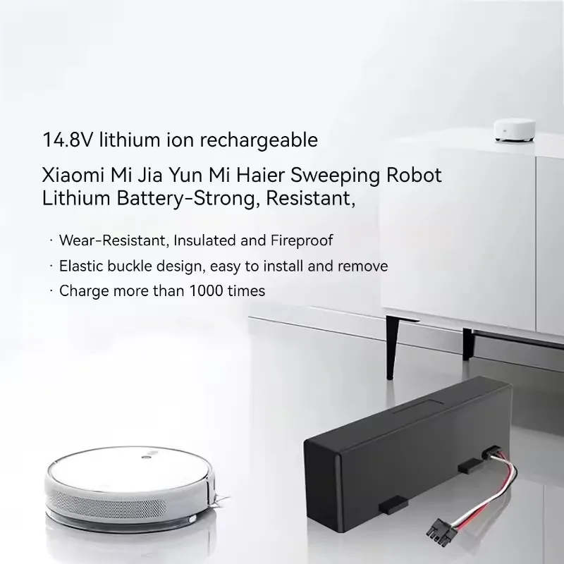 Original STYTJ02YM Battery 14.8V for Xiaomi Mijia LDS Vacuum Cleaner,Mi Robot Vacuum-Mop P,Mi Robot Vacuum-Mop 2S/Haier JX37