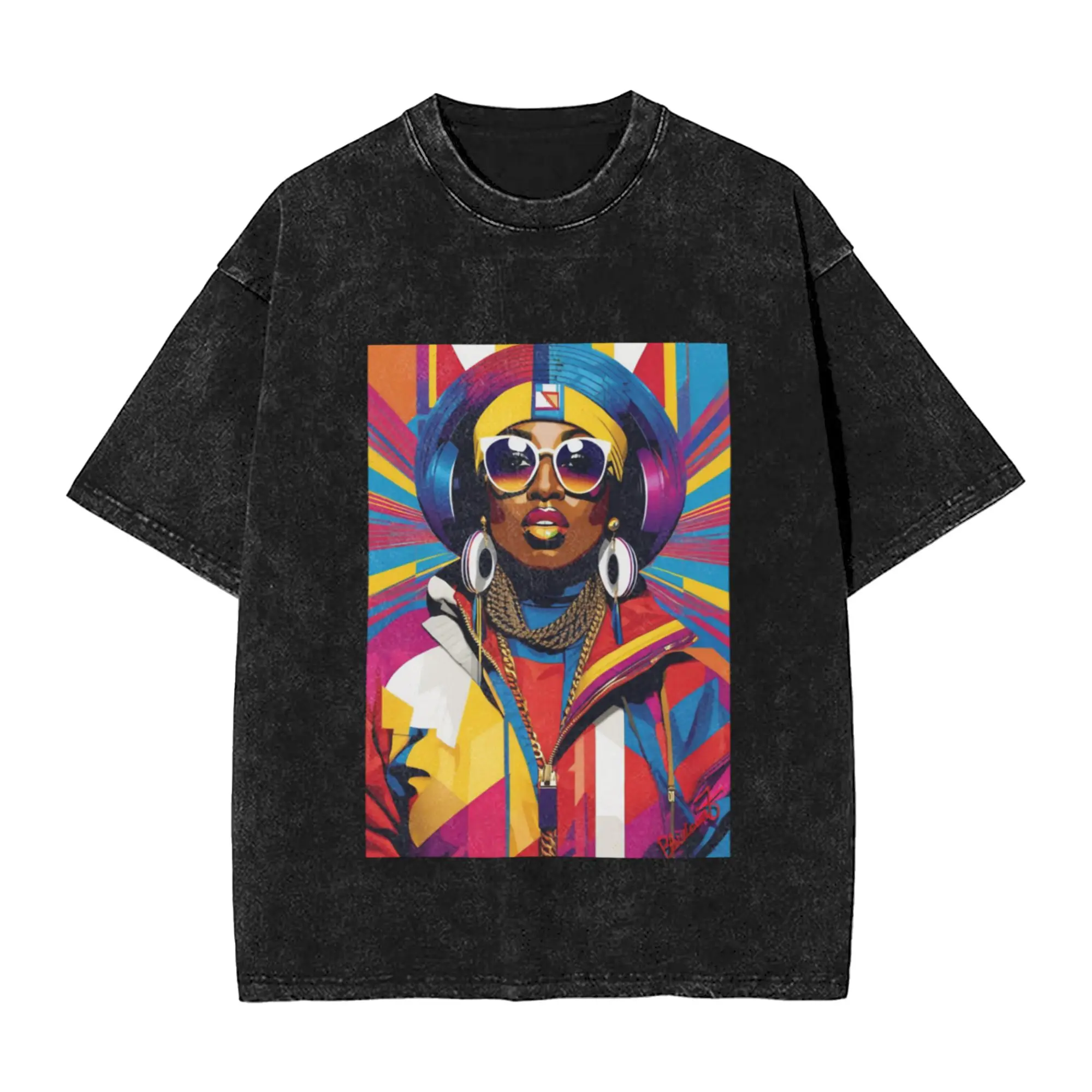 Missy Classic Chic A T-Shirt Oversized Short Sleeve Men's Women's Cotton Tees Tops