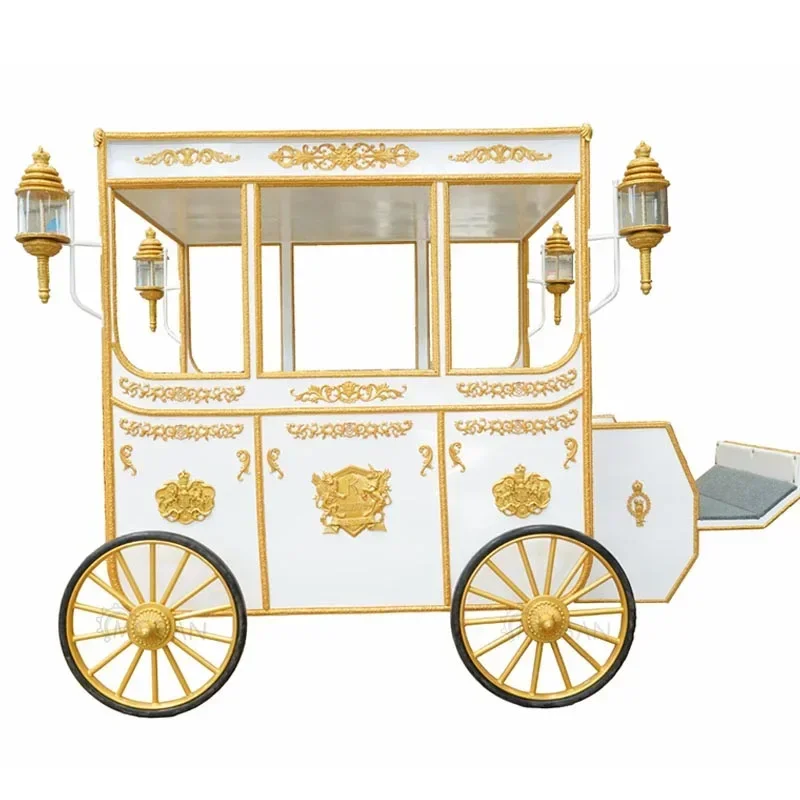 wheels sightseeing royal horse carriage restaurant show wagon