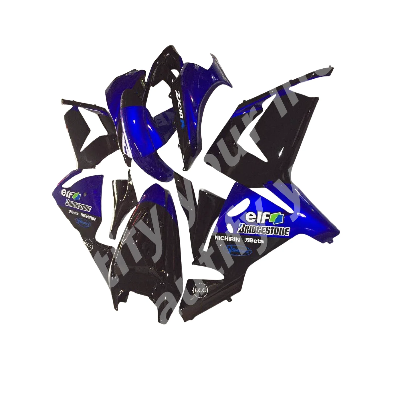 

For Kawasaki Ninja ZX10R ZX 10R ZX-10R 2004 2005 Motorcycle Fairing Kit ABS Plastic Injection Body Bodykits black blue