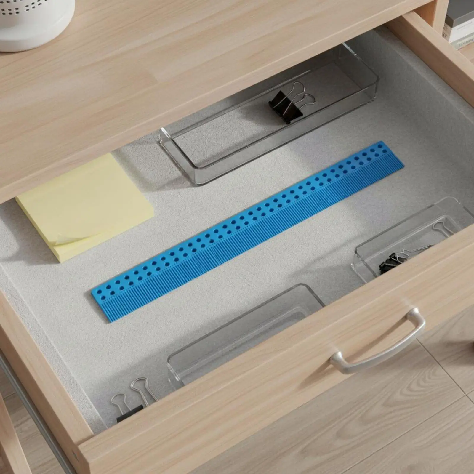 Flexible Drawer Dividers Interlocking Grid Panels for Shallow Desk Drawers Deep Storage Containers