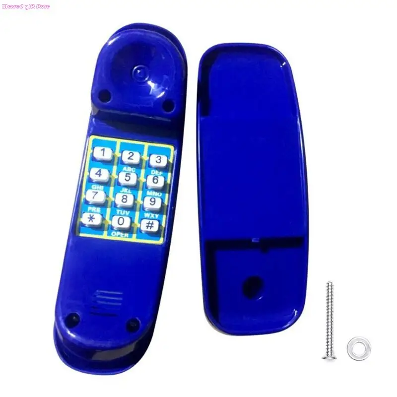 D0JC Interactive Pretend Play Swing Attachment Telephone Toy For Preschoolers Durable All Weather Construction