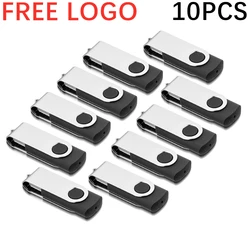 Custom Logo 10PCS Wholesale USB stick USB FLASH DRIVE 128GB 64GB 32GB 16GB 8GB 4GB 2GB 1GB 512MB 256M 128M Thumb drive PEN DRIVE