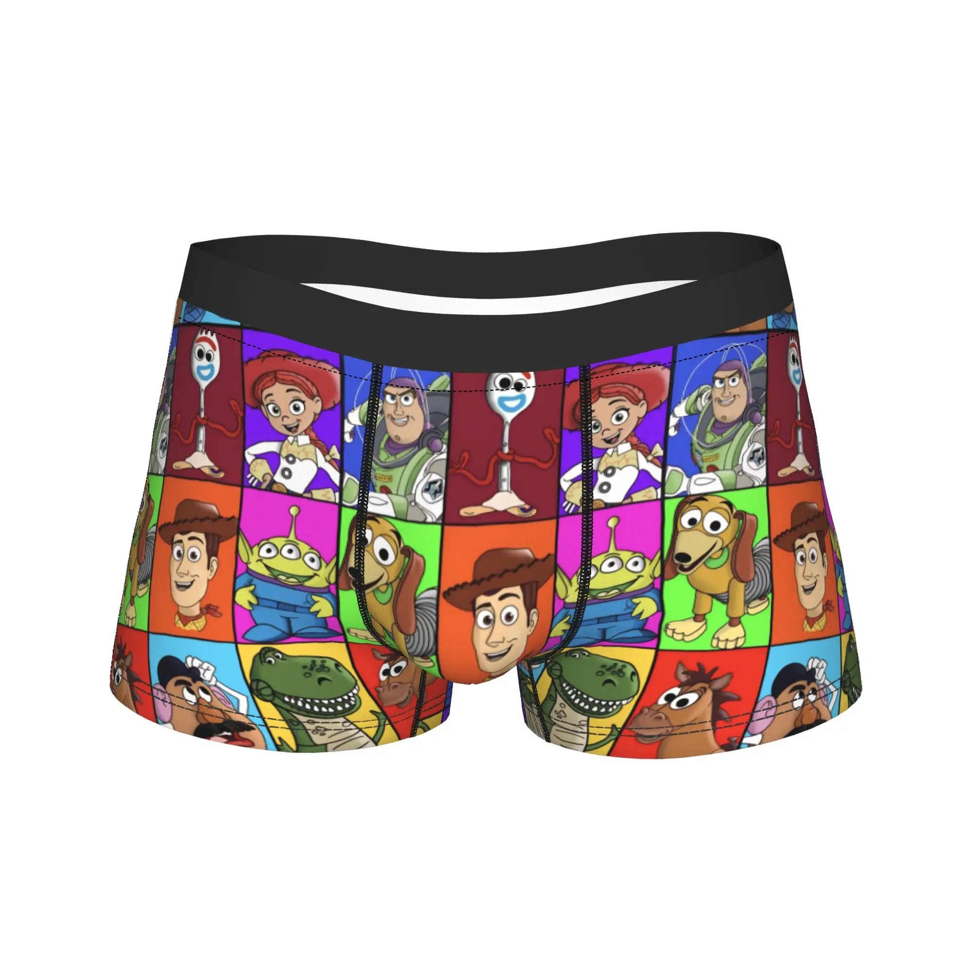 

Men's Toy Story Underwear Sexy Boxer Briefs Shorts Panties Male Soft Underpants Plus Size