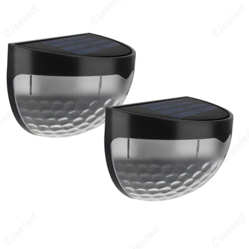 Creative LED Solar Semi-circular Water Droplet Wall Lamp Courtyard Fence Fence Step Decoration Atmosphere Light and Shadow Lamp