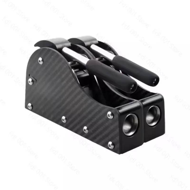 Sailboat Rope Clutch, Double Line Rope Clamp, Corrosion Resistant Aluminum Alloy, Model 3211 Hardware, for Marine Boat Rigging