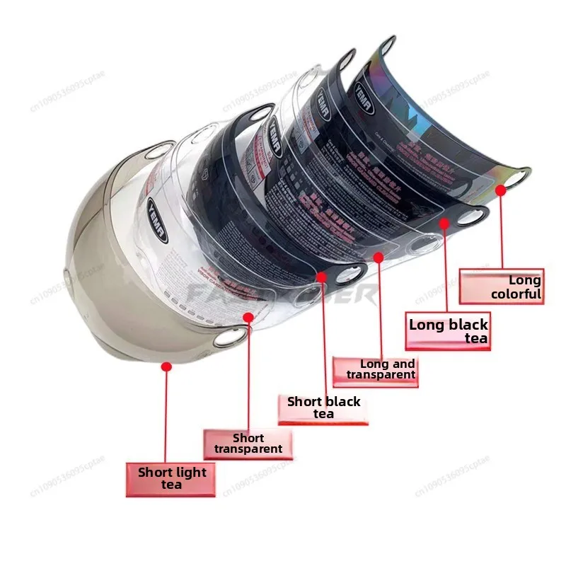

YEMA Helmet 327S/335/329/332/627/626/623/619 Original Universal Anti Anti-fog Lens Colorful Visor Helmet Accessories