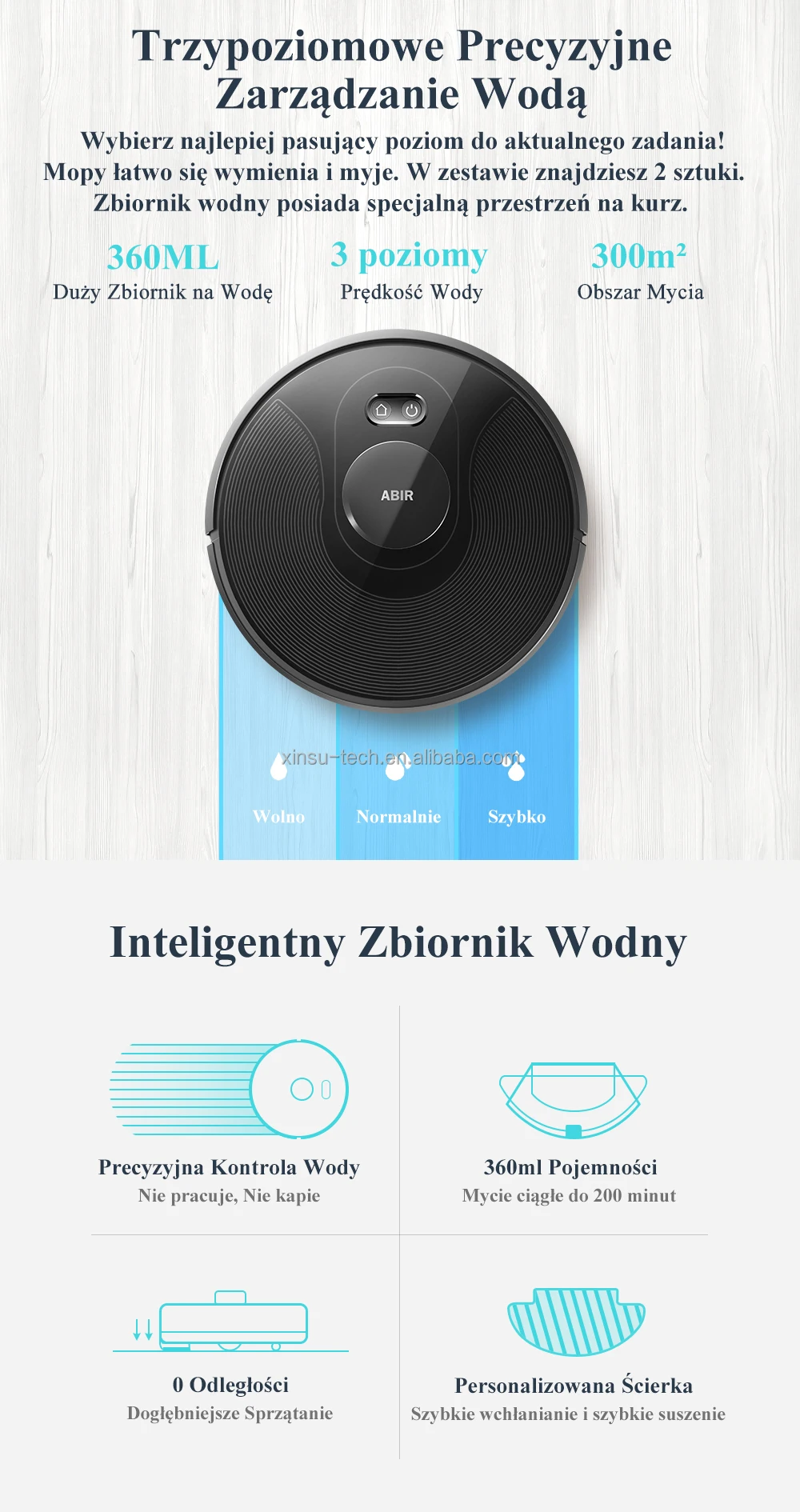 Автоматический пылесос Sprzatajacy Prozniowy ABIR X8