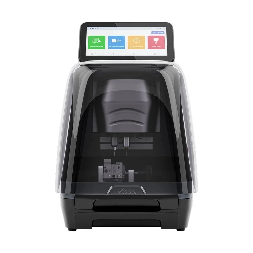 Automatic Smart Key Cutting Machine with X100 Pad3 Tablet Auto Key Programmer Compatible with Cutting Tools
