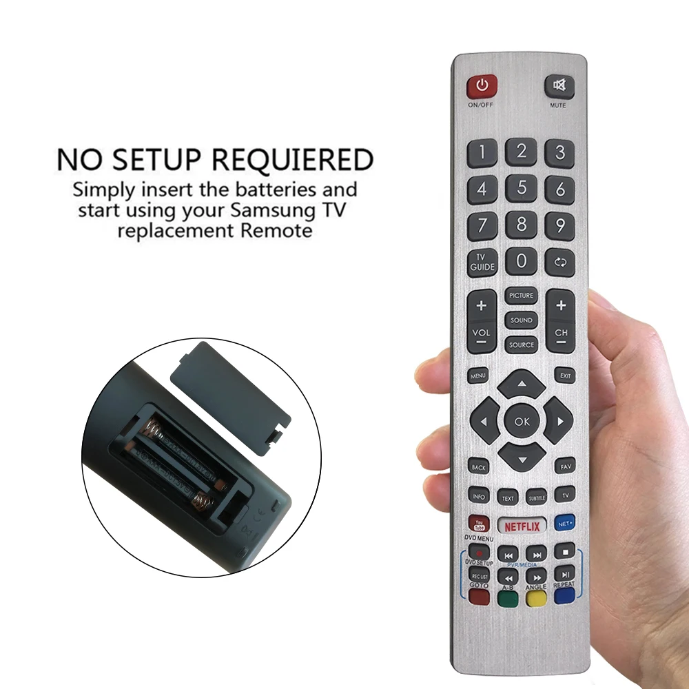 Replacement for the new SHW/RMC/0115 SHWRMC0115 Remote Control for Sharp Aquos 3D HD Smart TV with Netflix Youtube NET+