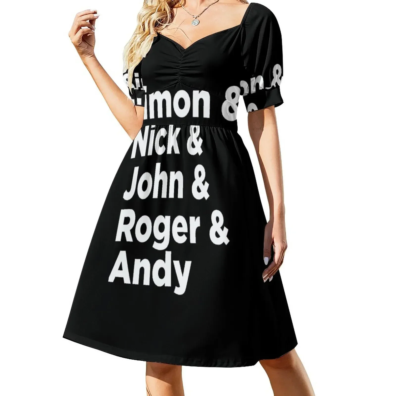 

My Favorite People British Duran Duran Rock Band Gift For Fan Sleeveless Dress women's elegant loose dresses womens dress Dress