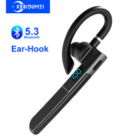 Bluetooth 5.3 Earphone Ear-hook Headphone Sports Business Wireless Headset with LED Display HIFI Stereo Waterproof Earbud