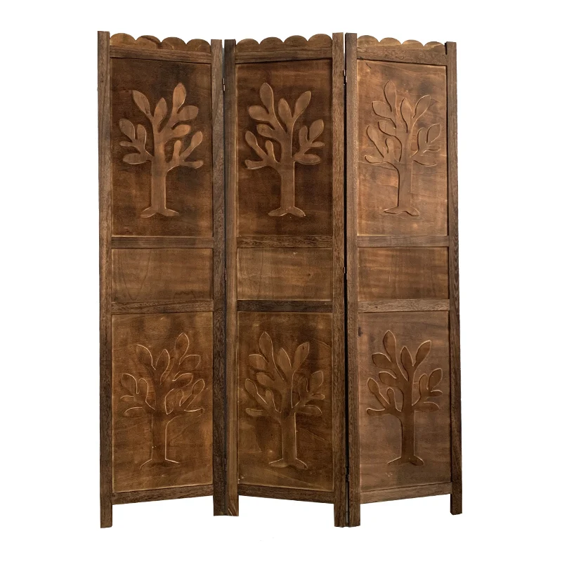 

Новая ширма из цельного дерева в китайском стиле, старая складная перегородка для мобильного окна с резьбой, окклюзия двери гостиной