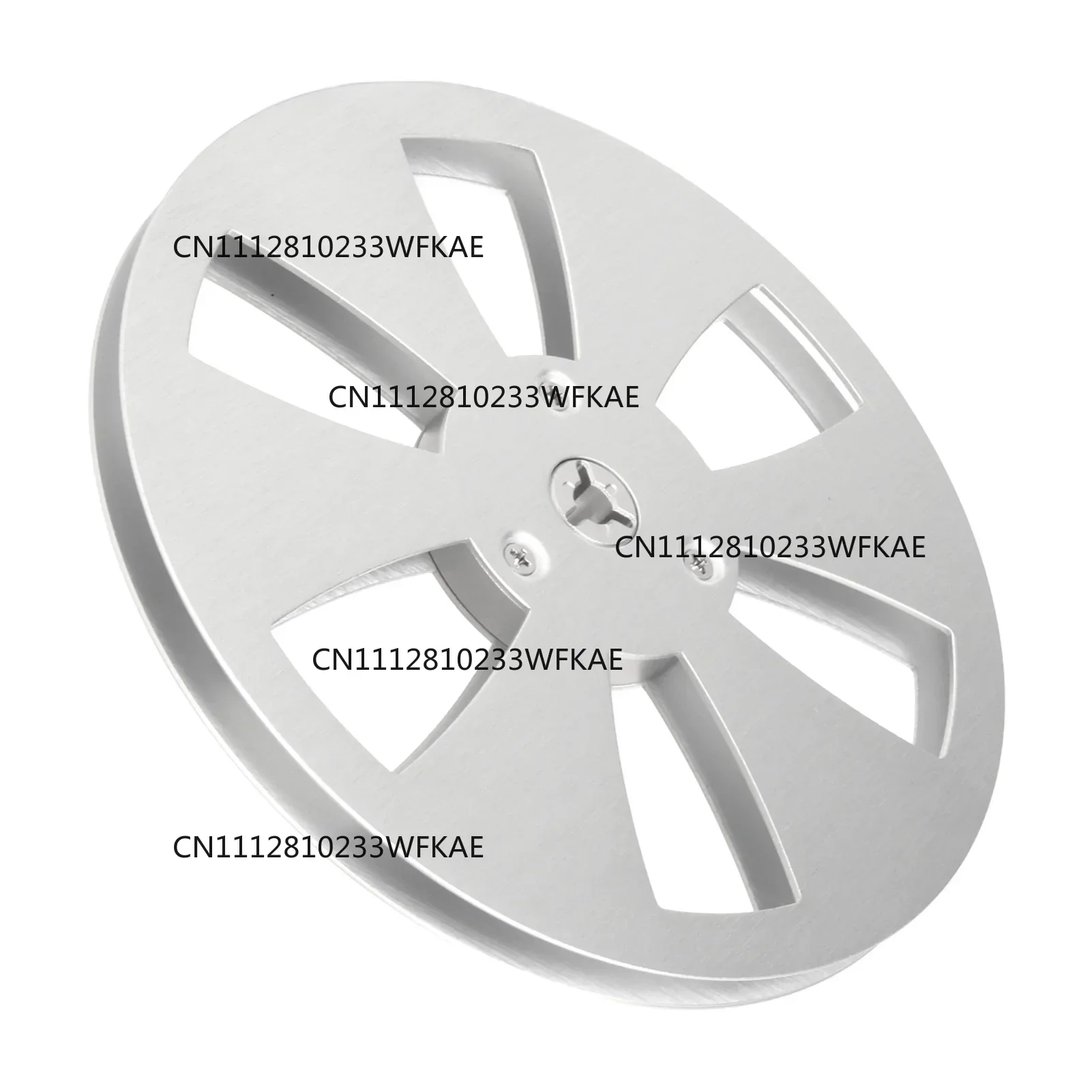Tape Empty Reel 1/4 7 Inch Aluminum Alloy 6 Hole Open Reel Sound Tape Empty Reel Opening Machine Part